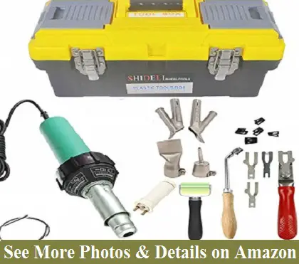 Go2Home 1600W Plastic Welder Kit Hot Air Gun