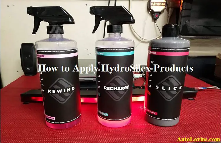 How to Apply HydroSilex Products