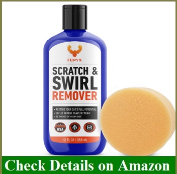Fenyx Products Car Scratch Remover 12 oz Bottle with Applicator Pad