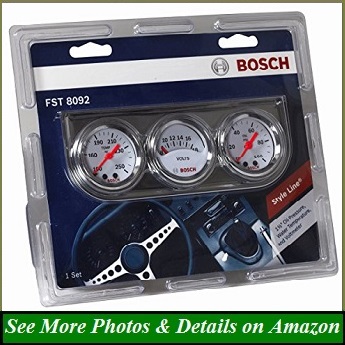 Bosch SP0F000046 Style Line 2 Triple Gauge Kit