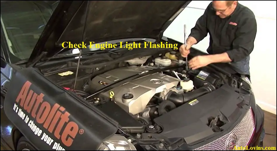 check engine light flashing while accelerating then turns off